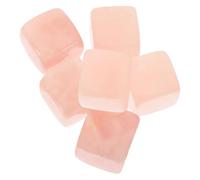 LABRIMP 6pièces Glaçons Pierre Quartz Réutilisables pour Whisky Accessoires Pratiques et Sûrs pour Rafraîchir Boissons Cadeau Pouce