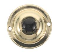 LABRIMP Bouton Poussoir Porte Vintage en Fer pour Sonnette Filaire, Style Rétro, Montage Mural Facile, Résistant à l'Usure, Adapté au Garage et à l'Entrée