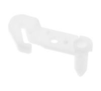 LABRIMP Butée de Loquet de Porte de Réfrigérateur en Plastique Blanc, Accessoire de Charnière Compatible Appareil Ménager, Pièce de Rechange Résistante pour Porte de Congélateur,