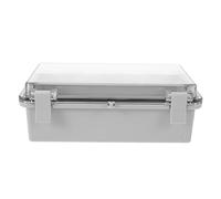 LABRIMP Cache-fil Boîte de jonction du projet ABS IP67 7.87X3.94X2.76 pouces avec couvercle rabattable en PC pour câblage sans découpe en extérieur