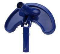 LABRIMP Équipement de Nettoyage de Piscine tête Balai Bleue en Plastique incurvée avec Poids pour aspirateur Manuel adapté aux bassins intérieurs et extérieurs