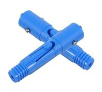 LABRIMP Lot de 2 Adaptateurs de Rallonge pour Manche de Balai Embouts Filetés 22mm en Plastique et Fer, Connexion Sécurisée pour Outils de Nettoyage Ménager