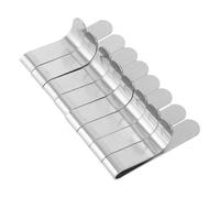 LABRIMP Lot de 8 Pinces en Acier Inoxydable pour Moules à Pâtisserie Réglables, Extensibles et Faciles à Utiliser, Fixation Solide pour Cercles à Gâteau et Mousse, Pâtisserie