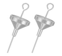 LABRIMP Mini Entonnoir pour Remplir Petites Bouteilles Facilement pour Parfum en Acier Inoxydable Outil de Transfert Liquide Précis, Ensemble 2 Pièces