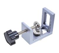 LABRIMP Outil de Guidage de Perçage pour Meubles et Armoires en Acier au Carbone Argenté, Assemblage sans Effort pour Projets de Menuiserie et Bricolage