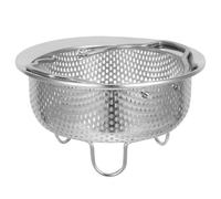 LABRIMP Panier Vapeur en Acier Inoxydable pour Casserole, Plateau Perforé avec Panier Égouttoir Pratique, Cuisson Rapide et Facile Riz et Fruits de Mer Cuisine Familiale