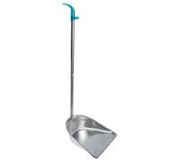 LABRIMP Pelle à poussière renforcée en acier inoxydable, ramasse-poussière domestique avec manche long, adaptée pour ménage et enfants, poids léger et ergonomique