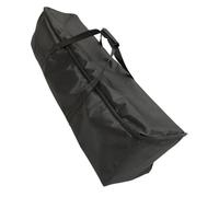 LABRIMP Pochette de Rangement pour Outils de Barbecue en Tissu Oxford Noir Fermeture Éclair, Grosse Capacité, pour Pique-niques et Camping en Plein Air