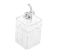 LABRIMP Porte-Coton-Tige Et Distributeur De Coton Pot De Rangement pour Et Cure-Dents Organisation De Salle De Bain