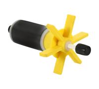 LABRIMP Rotor de Remplacement pour Pompe Submersible avec Arbre, Turbine de Pompe, ABS Aimant, Construction Robuste pour Pompe Filtre Submersible