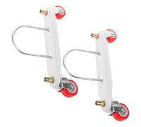 LABRIMP Support de Roulette Pivotante en Fer et Plastique pour Radiateur Électrique à Bain D'huile, Accessoires Stables Installation Rapide pour Chauffage Intérieur