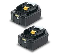 LabTEC 2 Packs 18V 5.0Ah Batterie pour Makita BL1815, BL1830, BL1835, BL1840, BL1850, BL1860, LXT400, 194204-5, 194205-3, 194230-4, 194309-1 Outil électrique sans Fil