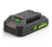 LabTEC GW2430 Battery 24V 2000mAh Replacement for Greenworks 24V(Not for 48V Battery 29842 29852 29322 29862 2938202 26111700 CAM803 Cordless Power Tool with Indicator Light