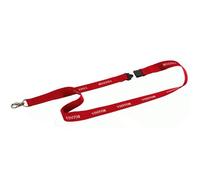 Lacet textile 20 VISITOR, longueur : 440 mm, rouge