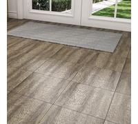 LaCheery Dalle PVC Adhesive Sol Imitation Bois Marron Foncé Salle de Bain 30X30 Carrelage Adhesif Sol Cuisine Vinyle Dalle PVC Sols Vintage Bois Imperméable Carrelage Sols pour Salon Chambre 4 Pièces