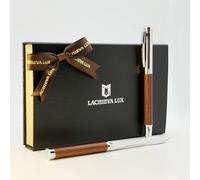 LACHIEVA LUX Coffret cadeau stylo roller et ouvre-lettre (palissandre)