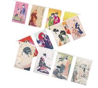 lachineuse - Banderole Japonaise - Thème Geishas - 12 Bannières Déco Japonaise à Suspendre - 3 mètres - Polyester, Coton - Tableau Japonais Traditionnel - Multicolore - Idée Cadeau Japon Asie