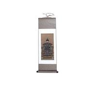 lachineuse - Kakemono Impératrice de Chine - Tapisserie Murale - Décoration Japonaise à Suspendre - 100 x 30 cm - Pour Maison, Bureau - Tableau Japonais Estampe - Coloris Gris - Idée Cadeau Japon Asie