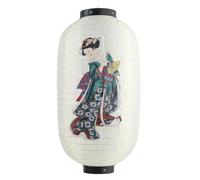 lachineuse - Lampion Japonais - Design Geisha - 45 x 25 cm -Multicolore