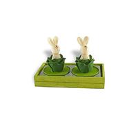 lachineuse LOT 2 Bougies DE Fete Lapins dans Chou