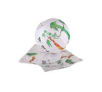 lachineuse - Lot 4 Lampions Boules Chinois - Design Bambou - Ø 35 cm - Intérieur et Jardin - Multicolore - Papier - Ambiance Zen Chine - Idée Cadeau Japon Asie