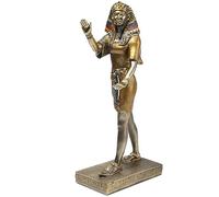 lachineuse - Statue Pharaon 31 cm - Dieu Égyptien - Statuette Décoration
