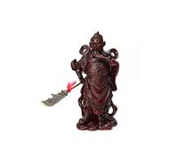 lachineuse - Statuette GUAN Gong Dieu de la Richesse - Statue Protecteur Feng Shui - Hauteur 25 cm - Figurine Chinoise - Déco Bureau, Salon - Idée Cadeau Asie