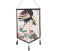 lachineuse - Tapisserie Murale Geisha du Japon - Panneau Mural - Décoration Japonaise à Suspendre - 46 x 67 cm - Tableau Mur - Idée Cadeau Japon Asie