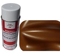Lackpoint Bombe aérosol de 400 ml 1K - Vernis de voiture - Marron métallique mat - Pas de vernis transparent