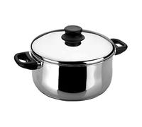 Lacor 14424 - Pot avec GarAcier Inox Couvercle 24 cm en acier inoxydable. | Fabriqué en acier inoxydable de qualité alimentaire; haute résistance à la corrosion et usure quotidienne