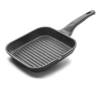 Lacor 24125 - Barbecue nervuré en pierre écologique, TRIlayer antiadhésif