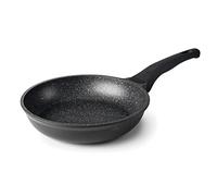 Lacor - 24130 - Poêle Eco-Pierre, Poêle Anti-Adhérente Tricapa, Aluminium Foncé, Manche Ergonomique, Induction et tous types de Cuisines, Ø30 cm, Ecologique et Sans PFOA