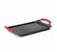 Lacor 24135 - Placha-grill Lisa alu. Fu. 34 x 26 eco-piedr, Noir