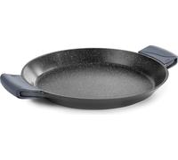 Lacor 25432 Poêle à paella avec poignées en silicone, fonte d'aluminium