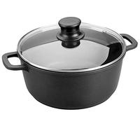 Lacor 25816 - Gratin en verre Forte 16 cm avec casserole en aluminium... | Fabriqué en acier inoxydable de qualité alimentaire; haute résistance à la corrosion et usure quotidienne