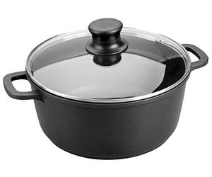 Lacor 25816 - Gratin en verre Forte 16 cm avec casserole en aluminium... | Fabriqué en acier inoxydable de qualité alimentaire; haute résistance à la corrosion et usure quotidienne