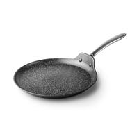 Lacor - 27144 - Crêpière Easy, aluminium forgé, revêtement antiadhésif trois couches, poignée ergonomique, sans PFOA, fond à induction complète, lavage à la main, coffre-fort à induction, ø24cm