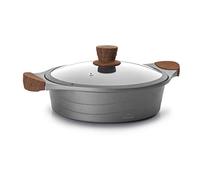 LACOR 27327 - Casserole Basse Aluminium, Couleur Gris