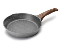 Lacor 27628 - Poêle Stilo 28cm Aluminium - Gris Qualité professionnelle | Revêtement antiadhésif sans PFOA; répartition optimale de la chaleur pour une cuisson homogène sans effort