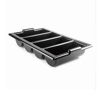 Lacor 33121 - Plateau GN à couverts, organisateur de couverts, contient 4 | Ustensile professionnel durable; conçu pour un rendement optimal y nettoyage rapide et facile au lave-vaisselle