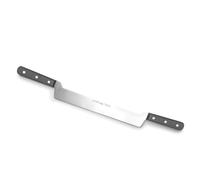 LACOR - 39100 - Couteau Fromage, Couteau à Fromage Classique, Lame Droite et Coudée, Acier Inoxydable, Manche Ergonomique, 30 cm