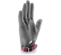 Lacor 39170 - Gant en cotte de mailles avec sangle de poignet, taille M | Ustensile professionnel durable; conçu pour un rendement optimal y nettoyage rapide et facile au lave-vaisselle