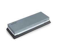 Lacor - 39261 - Pietra per Affilare Honishi, Corindone, 18,5 x 6,5 x 3 cm, Doppia Faccia Grana 1000/3000, Affilatore Professionale per Coltelli da Cucina, Include Base in Silicone Antiscivolo