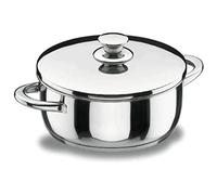 Lacor 40028 Stewpot Vitrocor 28CM Casserole avec couvercle, acier inoxydable, 28 cm de diamètre, compatible avec les plaques à induction