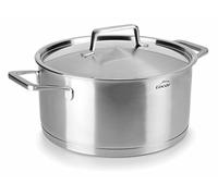 LACOR POÊLE À BRIRE AVEC CAPOT Foodie 22X10.5 cm, Acier inoxydable, Grey, 22 cm
