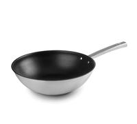 Poêle wok Lacor - Revêtement antiadhésif - Ø 28 cm - Poignée ergonomique - Convient à tous les types de cuisinières