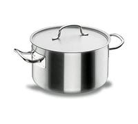 Lacor 50017 - Gratin haut avec Couvercle Chef Classic 16 cm en acier | Fabriqué en acier inoxydable de qualité alimentaire; haute résistance à la corrosion et usure quotidienne