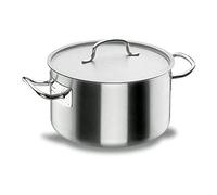 Lacor 50021 - Gratin haut avec acier inoxydable classique Couvercle Chef | Fabriqué en acier inoxydable de qualité alimentaire; haute résistance à la corrosion et usure quotidienne