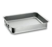 Lacor 50550 - Plat à rôtir 50x40 en acier inoxydable de qualité | Fabriqué en acier inoxydable de qualité alimentaire; haute résistance à la corrosion et usure quotidienne