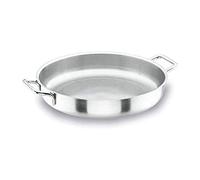 Lacor 50636W Plat Rond Wagner S / Couvercle 36 cm 50636W | Fabriqué en acier inoxydable de qualité alimentaire; haute résistance à la corrosion et usure quotidienne